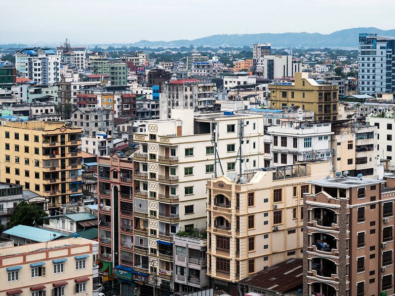 Mandalay, the second-largest city in Myanmar, is seen July 5, 2024.